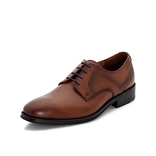 LLOYD Herren Schnürhalbschuhe Gala, Männer Businessschuhe,Derby,Normalweit,Schnuerer,straßenschuhe,Strassenschuhe,Cognac/Midnight,46 EU / 11 UK im Sale