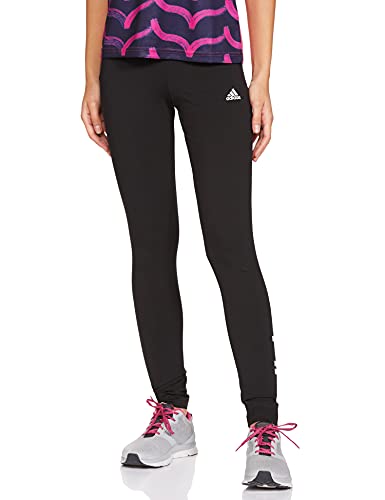 adidas Damen Essentials High-Waisted Logo Leggings, Black / White, im Sale