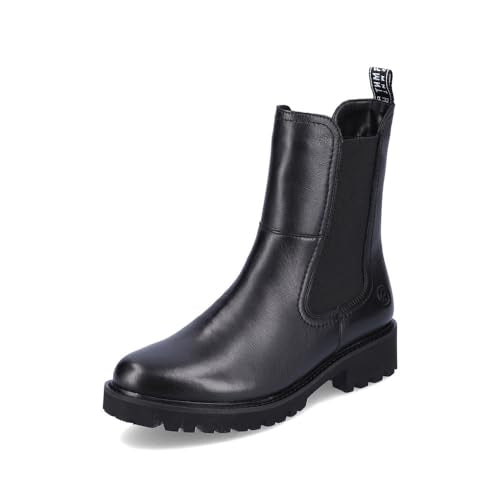 Remonte Damen D8694 Chelsea Boot, schwarz, 37 EU im Sale