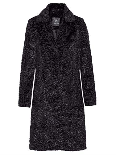 Alba Moda Damen Mantel Schwarz 44