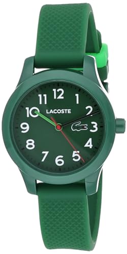 Lacoste Analog Quarzuhr für Kinder mit Grünes Silikonarmband - 2030001 im Sale