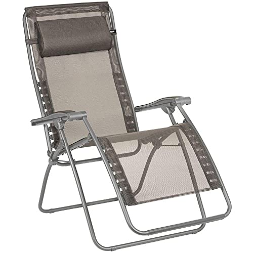 Lafuma Mobilier Relax-Liegestuhl, Klappbar und verstellbar, RSXA Clip, Batyline, Farbe: Graphite, LFM2035-8717 im Sale