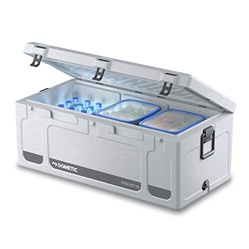 DOMETIC Cool-Ice CI 110, tragbare Passiv-Kühlbox / Eisbox, 111 Liter, für Auto, Lkw, Boot oder Camping, Ideal für Angler und Jäger