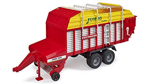 bruder 02214 - Pottinger Jumbo 6600 Profiline - 1:16 Ladewagen Traktor-Anhänger Stroh-Ernte Heu-Ernte Bauernhof Landwirtschaft