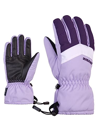 Ziener Kinder Lett Ski-Handschuhe/Wintersport | wasserdicht, atmungsaktiv, Sweet Lilac, 5 im Sale