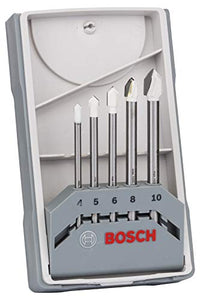 Thumbnail for Bosch Accessories Professional 5tlg. CYL-9 Ceramic Fliesenbohrer-Set (für Stein, Fliesen, Ø 4–10 mm, Zylindrischer Schaft, Zubehör für Bohrmaschinen) im Sale