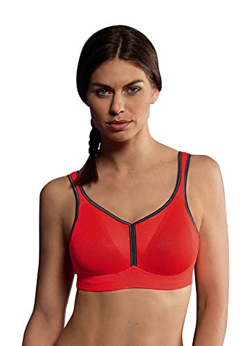 Anita Active Damen Sport-BH Sport-BH,, per pack Mehrfarbig (coralle/anthrazit 595), 70A(Herstellergröße: 70A)