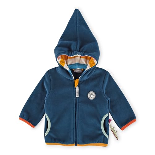 Sigikid Baby Jungen Fleecejacke Übergangsjacke mit Kapuze Polarfleece im Sale