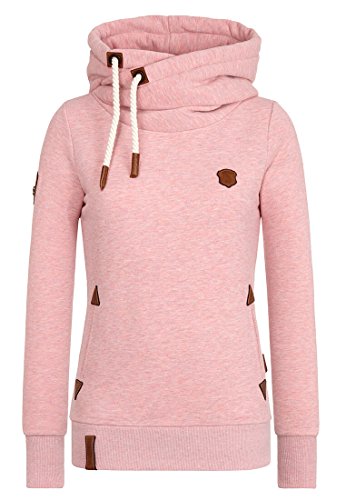 Naketano Damen Kapuzenpullover , Schmutzmuschi Pink Melange, X-Large im Sale