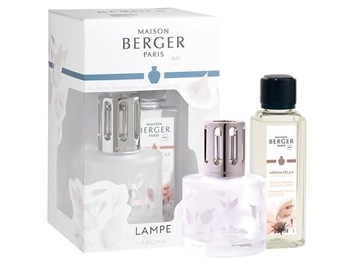 Lampe Berger Aroma Relax Duftlampe, Glas, Satiniert/Silber, 210 ml im Sale