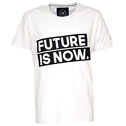 Roberto Geissini T-Shirt Future is Now - White 3XL im Sale