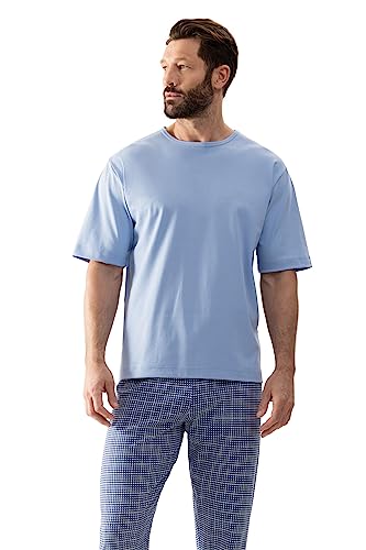 Mey Nachtwäsche Serie Springvale Herren Homewear Shirts Ciel 4XL(60) im Sale