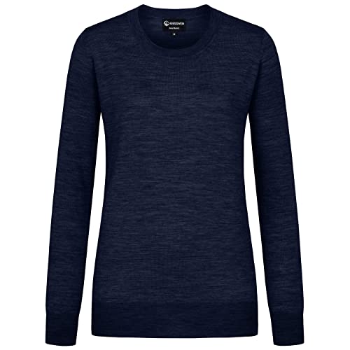 GIESSWEIN Merino Pullover Damen Light Rundhals - 100% feinste Merino Lammwolle, Strickpullover Damen elegant, dünne Wollpullover Damen Herbst & Winter im Sale