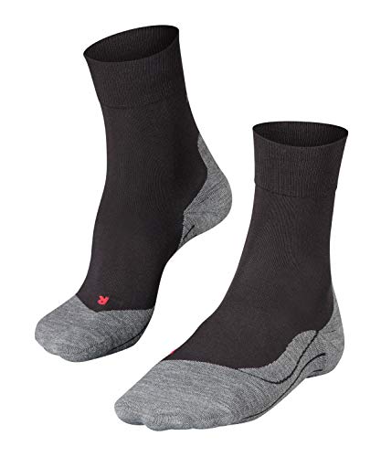 FALKE Damen Laufsocken RU4 Endurance W SO Baumwolle antiblasen 1 Paar, Schwarz (Black-Mix 3010), 39-40 im Sale