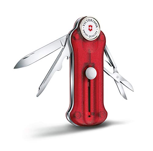 Victorinox Schweizer Taschenmesser, Golf Tool, Multitool, Outdoor, 10 Funktionen, Klinge, Reparatur-Werkzeug, Ballmarkierer im Sale