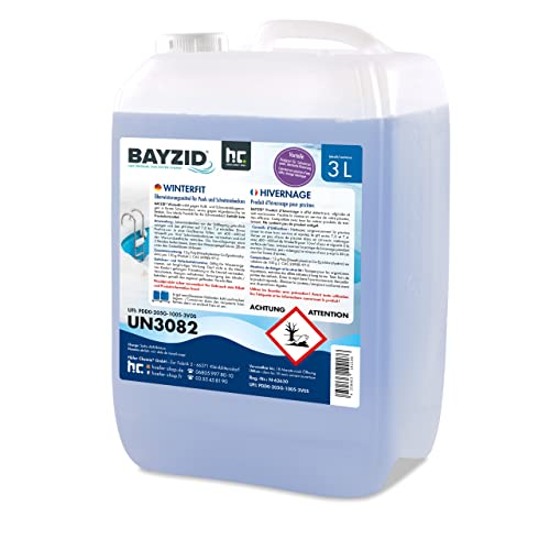 1 x 3 L Pool Wintermittel - BAYZID Winterfit Überwinterungskonzentrat für Schwimmbad und Pool von Höfer Chemie, Tablette