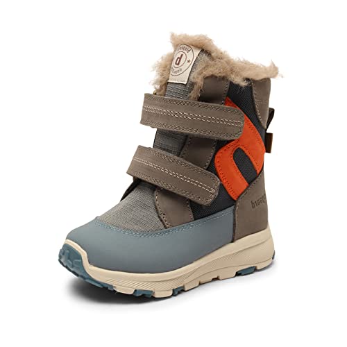 Bisgaard Kinder Stiefeletten Winterstiefel Spencer Blau Leder-Textil-Mix wasserfest, im Sale