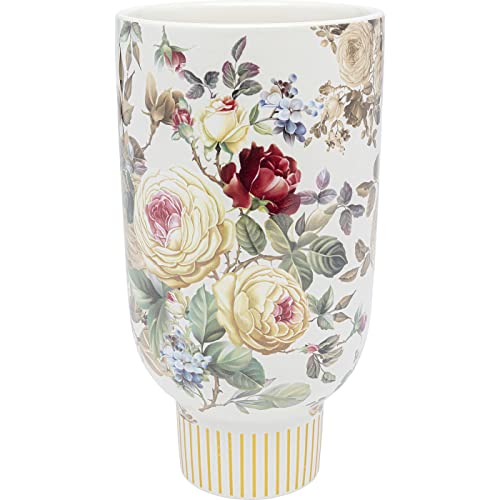 Kare Design Deko Vase Rose Magic, Blumenvase, Tischvase, Weiß, Artikelhöhe 27cm im Sale