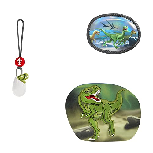 Step by Step Magic MAGS „Wild T-Rex Taro“, 3-teilig, 2 Magnet-Applikationen und 1 Anhänger, Ergänzung für Schulranzen oder Vorschulrucksack, grün im Sale