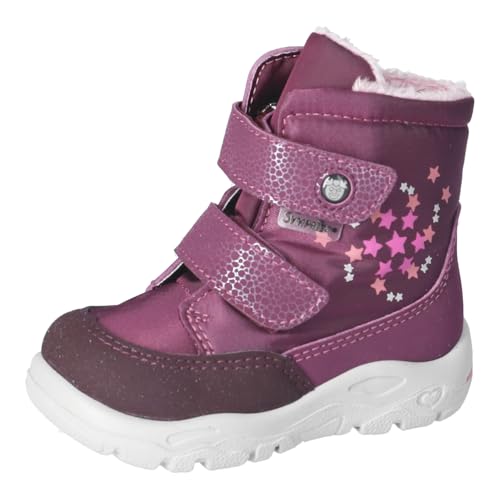 RICOSTA Mädchen Winterstiefel Milena, Kinder Lauflernschuhe, Weite: Mittel, lose Einlage, Sympatex, vegan, Winterboots, warm, Merlot (380), 24 EU im Sale