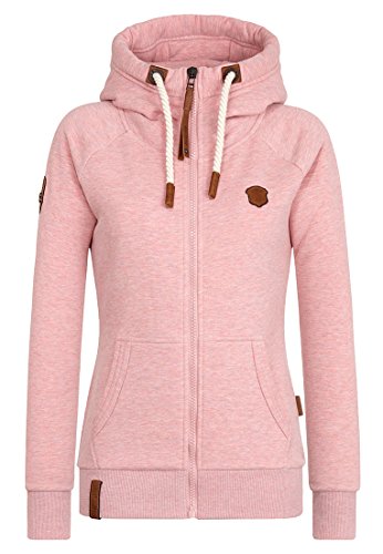 Naketano Damen Sweatjacke, schmutzmuschi pink-melange, im Sale