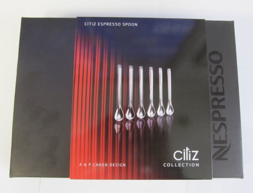 Nespresso Citiz Espresso Spoon Set of 6 (By Nespresso) by Nespresso