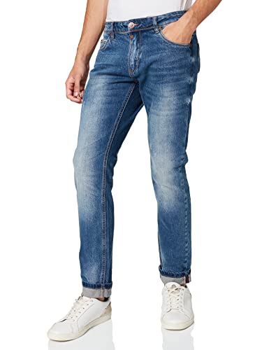 Timezone Herren Slim Scotttz Freizeithose, Light Heritage Wash, 38W / 34L EU im Sale