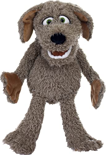 Living Puppets Handpuppe Locke der kleine Hund, Größe: 45cm, braun, W799, angenehm weiches Material im Sale