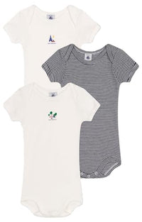 Thumbnail for Petit Bateau Unisex Baby A09YL Body, Variante 1, 6 Monate (3er Pack) im Sale