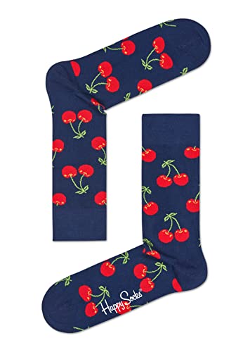 Happy Socks Herren Cherry Socken, Mehrfarbig (Multicolour 600), 7/10/2019 (Herstellergröße: 41-46) im Sale