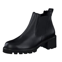 Thumbnail for Paul Green Damen Chelsea-Boots mit Warmfutter, Frauen Chelsea Boots,Warm gefüttert,Booties,halbstiefel,Kurzstiefel,Schwarz (Black),40 EU / 6.5 UK im Sale