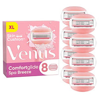 Thumbnail for Gillette Venus Comfortglide Spa Breeze Rasierklingen Damen, 8 Ersatzklingen für Damenrasierer