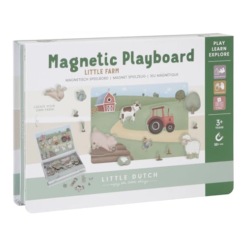 Little Dutch 7159 Magnet Spielbox Bauernhof - Little Farm im Sale