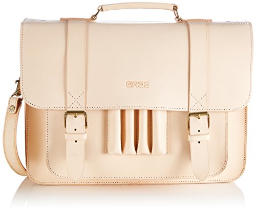 BREE Elch, nature, satchel 180750211 Damen Umhängetaschen 39x9x30 cm (B x H x T), Elfenbein (nature 750) im Sale