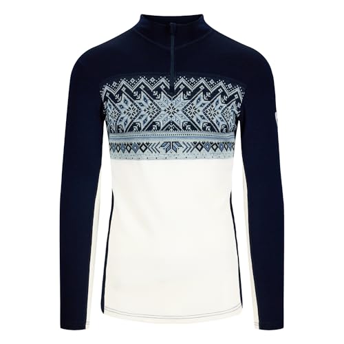 Dale of Norway Vail Maskuline Base Layer - Wool Half Zip Sweater - Slim Fit im Sale