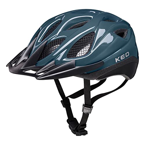 KED Tronus Fahrradhelm, deep Blue, (52-56cm) im Sale