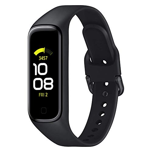 Samsung Galaxy Fit2 , 1,1 Zoll AMOLED Farbdisplay, Fitnessarmband, wasserdichte Fitnessuhr, bis zu 21 Tage Akkulaufzeit, Schlafanalyse, Schwarz (italiana Version)