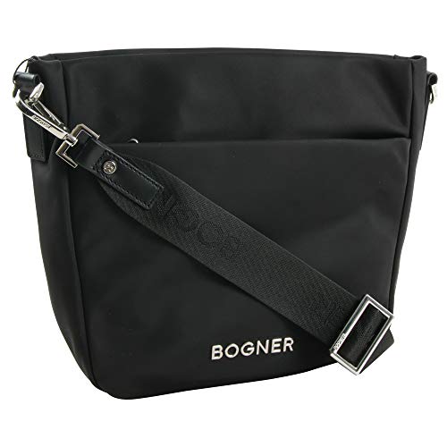 BOGNER Damen Klosters Juna Shoulderbag Mvz Schultertasche Schwarz (Black) im Sale