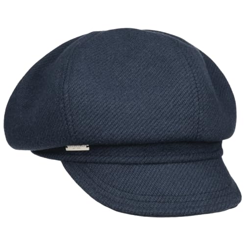 Seeberger Daventa Newsboy Cap Women -, Marineblau, 6 3/4/7 3/8 im Sale