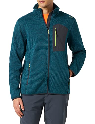 CMP - Knit-Tech-Jacke für Herren, Deep Lake-Schwarz, 54 im Sale