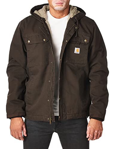 Carhartt Herren Bartlett Jacket Arbeitsoberkleidung, Dunkelbraun, XL im Sale