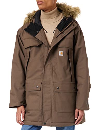 Carhartt Herren Quick Duck Sawtooth Parka COAT, Schwarz,  EU im Sale