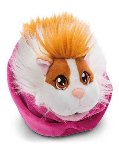 NICI Little Paws Meerschweinchen Kuscheltier 12cm karamell-weiß im malvefarbenen Körbchen - Flauschiges Stofftier, Plüschtier zum Kuscheln, Spielen und Liebhaben - 61333 im Sale