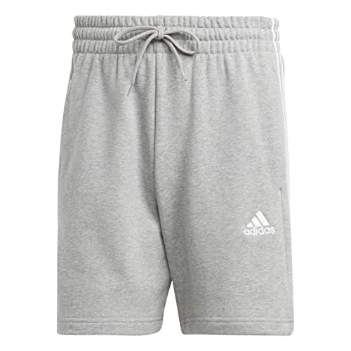 adidas Herren Essentials French Terry Shorts, Medium Grey Heather, im Sale