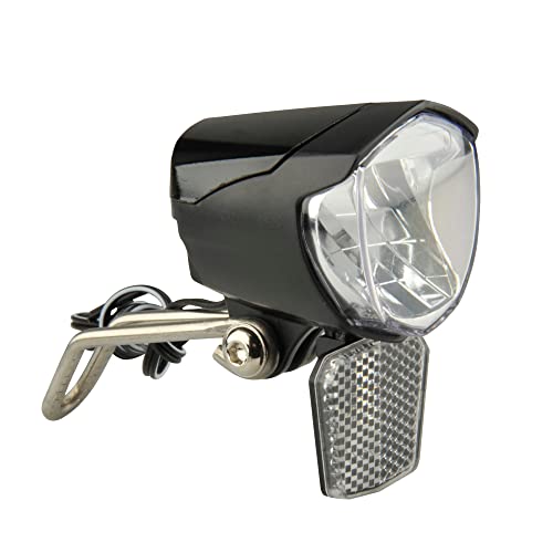 Fischer Fahrrad Dynamo LED-Frontlicht 70 Lux, mit Lichtautomatik und Standlicht, StVZO-zugelassen im Sale