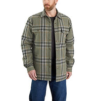 Thumbnail for Carhartt Herren Langarmhemd Flannel Sherpa Lined Shirt, Farbe:Burnt Sienna, im Sale