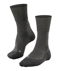 Thumbnail for FALKE Herren Wandersocken TK1 Adventure Wool SO Wolle antiblasen dick 1 Paar, Grau (Smog 3150), 42-43 im Sale