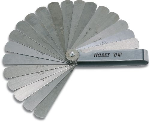 Hazet 2147 Fühlerlehre 20tlg.,  0,05 - 1,00 mm im Sale