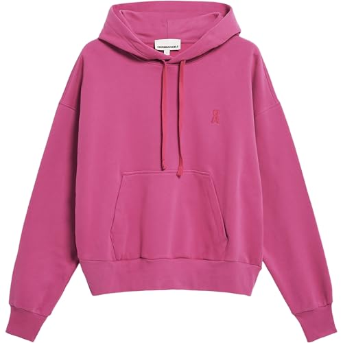 ARMEDANGELS FRANCISARAA - Damen Crushed Berry Sweat Hoodie Rundhalsausschnitt Oversized Fit im Sale