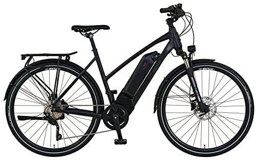 Prophete E-Bike Entdecker für Damen und Herren, Trekking Elektrofahrrad 28, AEG ComfortDrive, Farbe schwarz matt im Sale